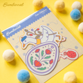 Big Spring Die-Cut Sticker Set | 3 Large Hand-Painted Decals in Gift Packaging