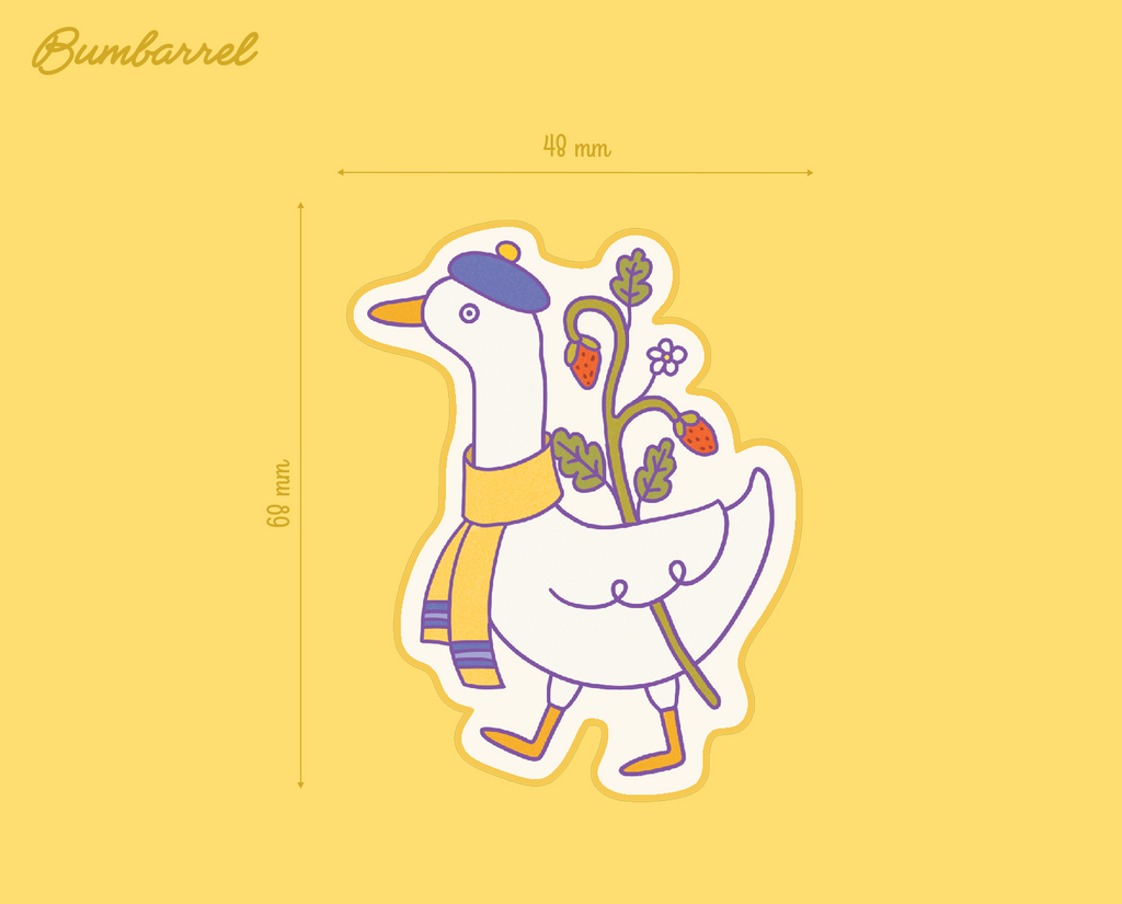 Big Spring Die-Cut Sticker Set | 3 Large Hand-Painted Decals in Gift Packaging