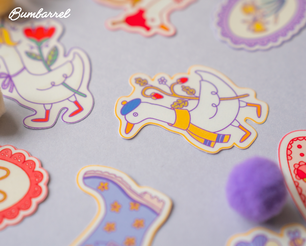 The Easter stickers bundle | 18 Hand-Drawn Stickers, Complete Collection Vol. 1-3