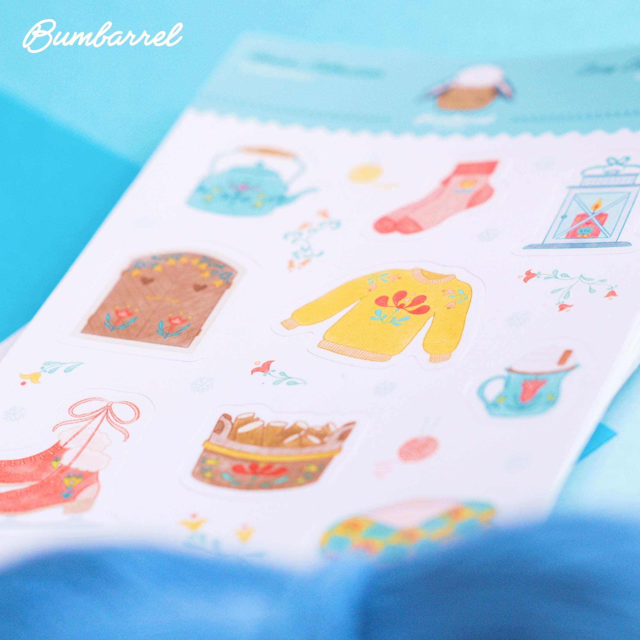 The Cottage Winter Sticker Sheet