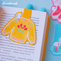 Hand-Painted Cozy Bookmark