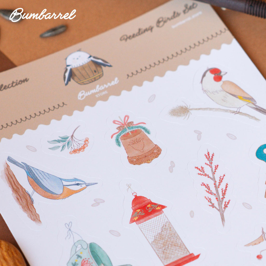 The Bird Watching Journal Stickers Sheet
