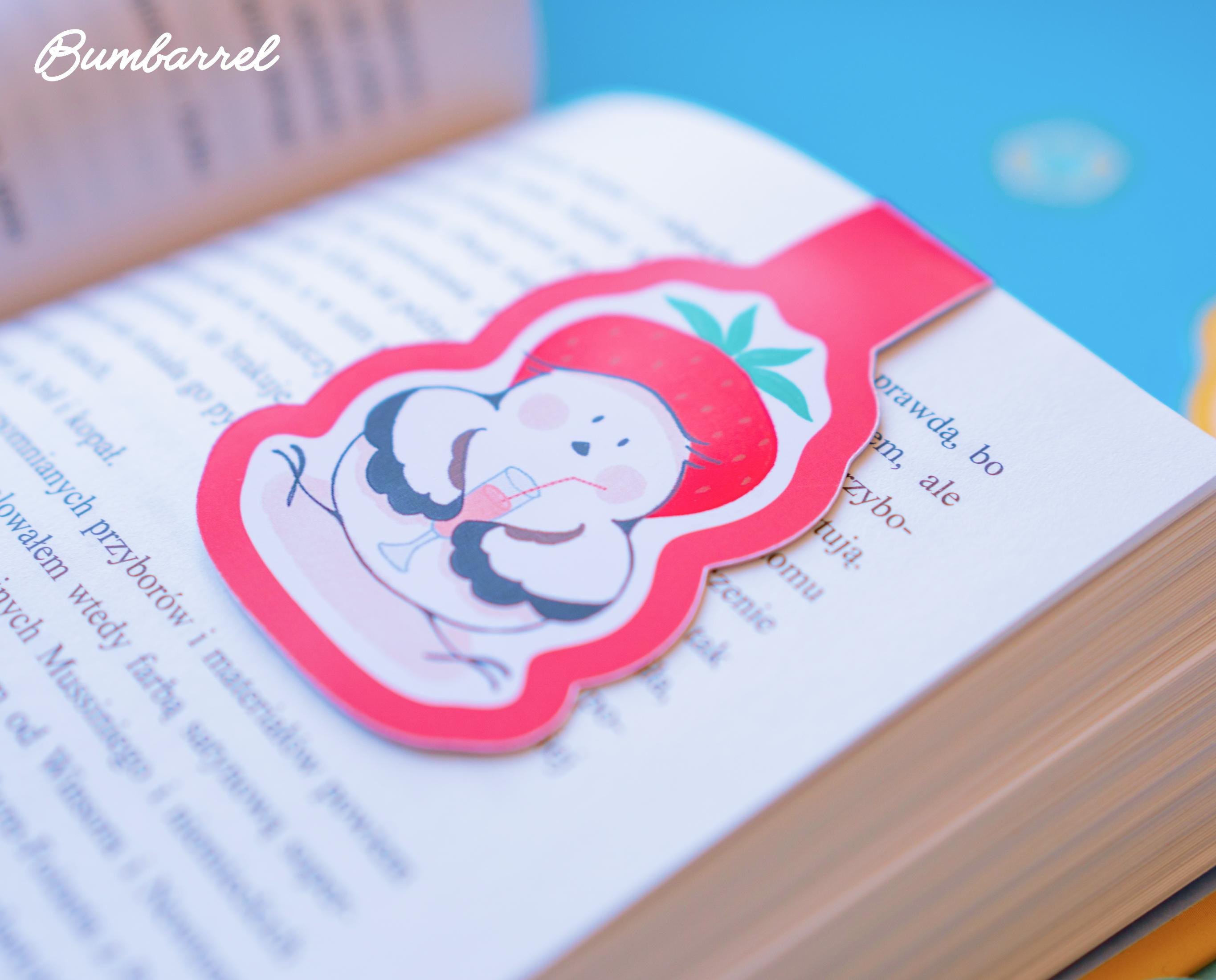 Strawberry Bird Bookmark