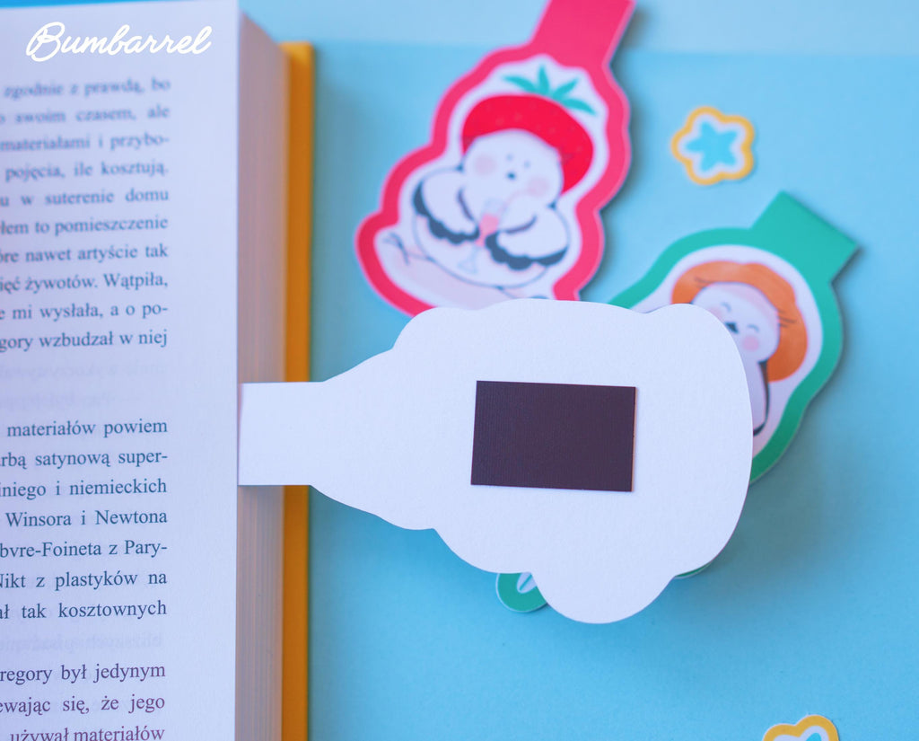 Hand-Painted  Long-Tailed Tit Bookmark