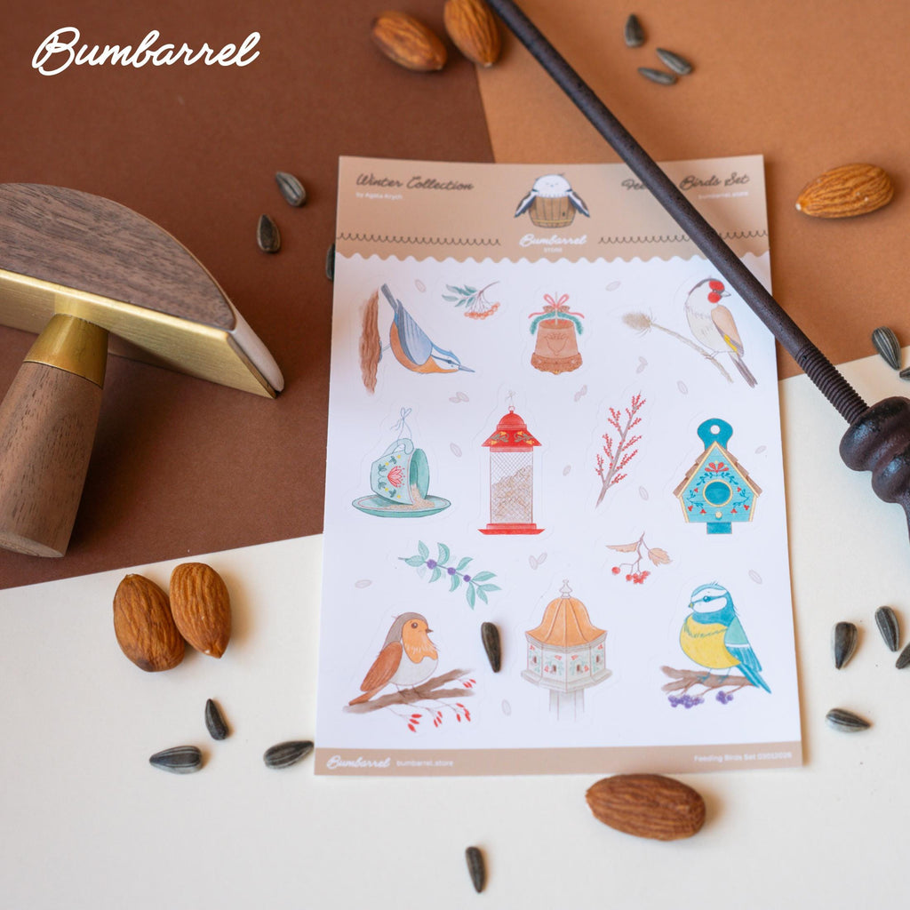 The Bird Watching Journal Stickers Sheet