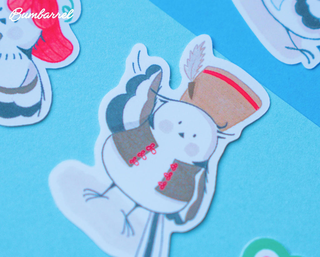 The Bumbarrel bundle | 19 Hand-Drawn Stickers, Complete Mascot Collection Vol. 1-3