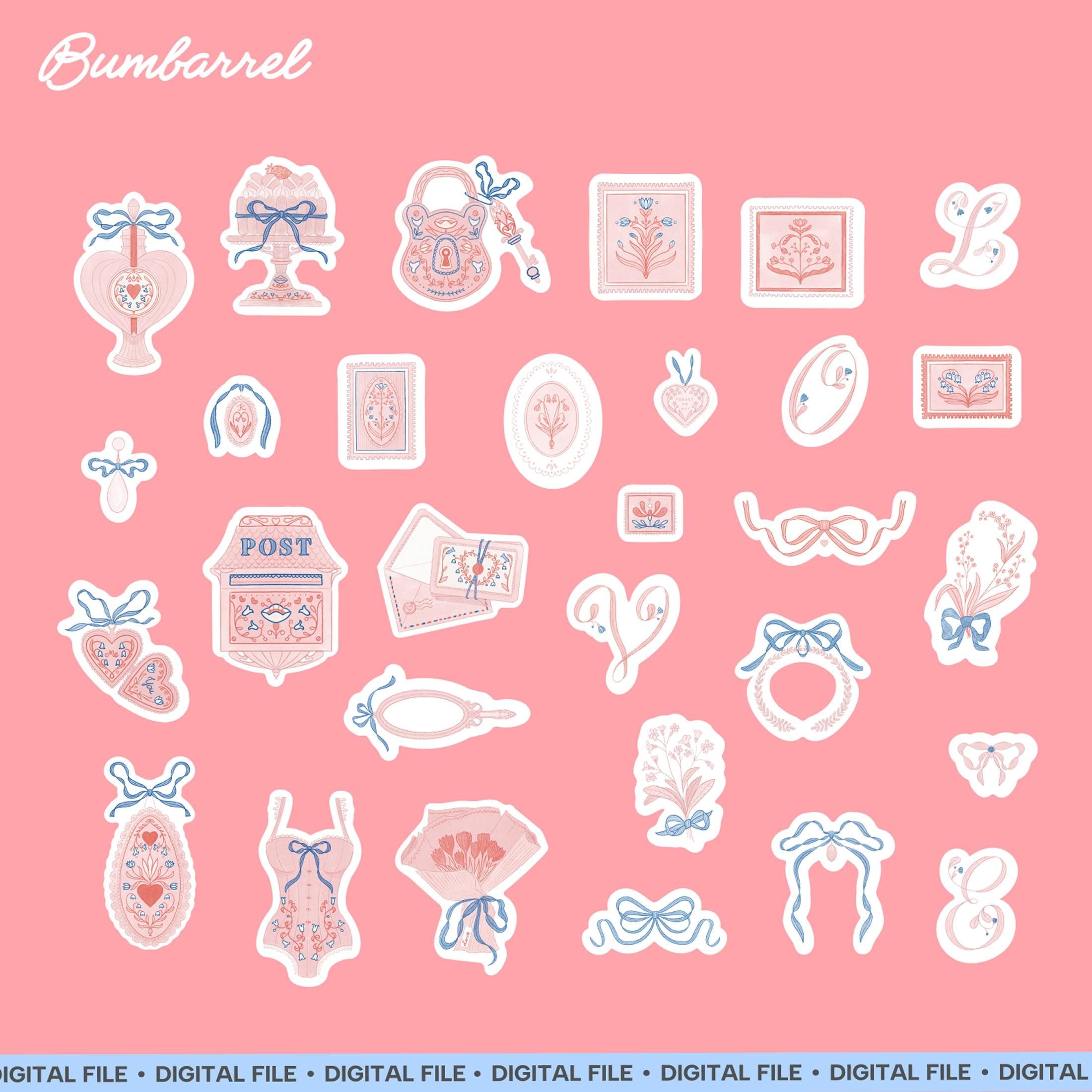 Digital: Regency Stationery Stickers