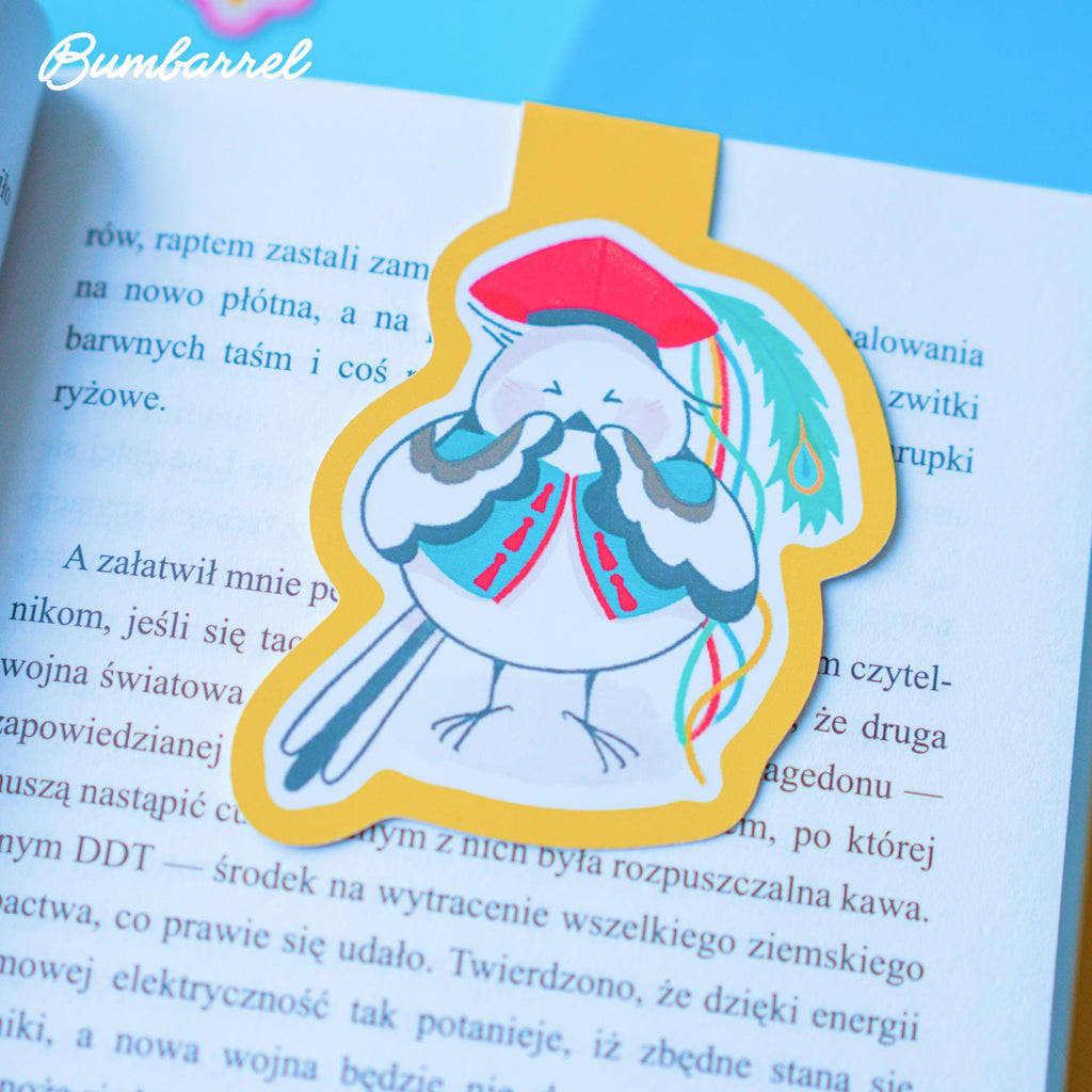 Hand-Painted City Spirit Bookmark