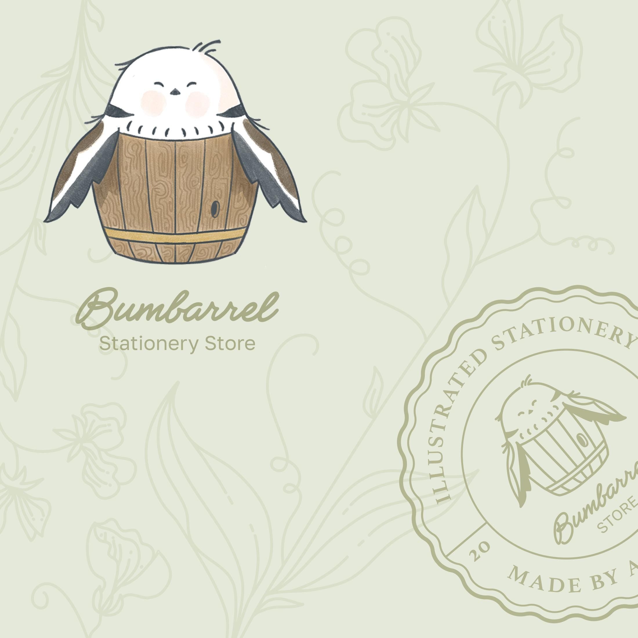 Birth Flower SVG and Procreate Stamps: Hand-drawn Floral Silhouettes