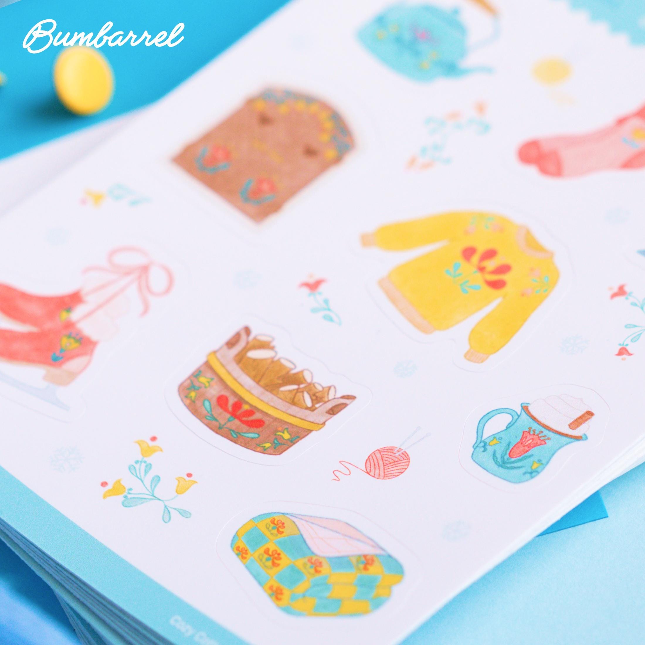 The Cottage Winter Sticker Sheet
